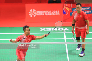 Badminton Ganda Pria Asian Paragames 2018
