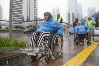Pedestrian facilities for disabilities people
