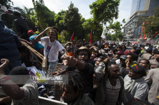 Papua protest at Surabaya