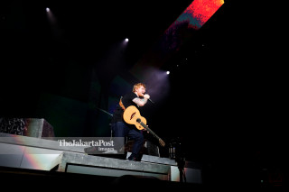 Ed Sheeran in 2019 concert