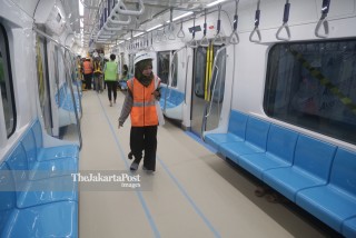The progress of MRT Jakarta