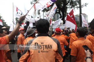 BUMN workers protest