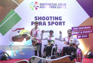 Para Shooting Asian Para Games 2018_Iran dan China