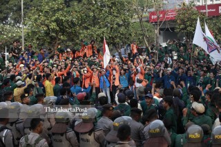 Aksi Demo Mahasiswa Tolak RKUHP dan UU KPK