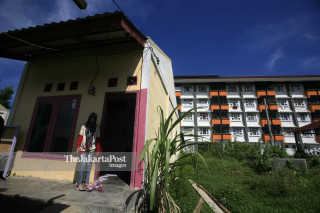 File: Rumah Susun Bagi Korban Tsunami