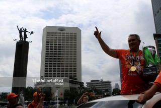 Jakarta turning orange