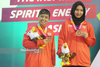 MEDALI PERUNGGU GANDA PUTRI TENIS MEJA ASIAN PARA GAMES 2018