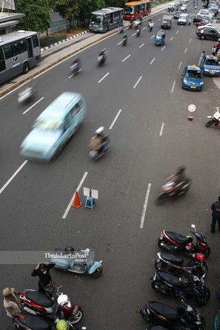 Jakarta Motorbike scenery