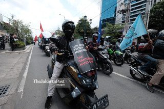 Aksi Tolak Omnibus Law Yogjakarta