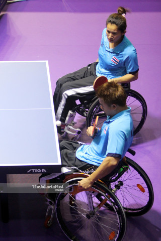 FINAL GANDA CAMPURAN TENIS MEJA ASIAN PARA GAMES 2018