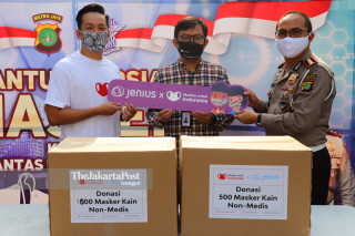 Mask donations for Indonesia.