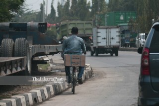 Jalur Sepeda di Cilincing, Jakarta Utara