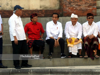 Jokowi in Denpasar