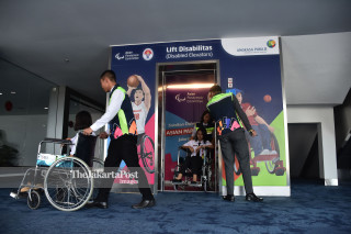 Asian Para Games arrival simulation