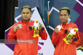 MEDALI PERAK GANDA PUTRA TENIS MEJA ASIAN PARA GAMES 2018