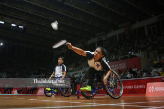 Badminton Ganda Campuran Asian Paragames 2018