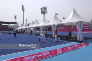 Venue Lawn Bols Asian Para Games 2018