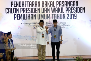Prabowo Subianto and Sandiaga Uno