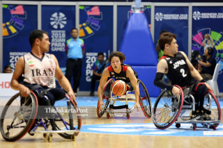 Basket Kursi Roda Final Asian Para Games 2018_Iran VS Jepang