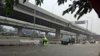 Banjir di Jalan Kalimalang