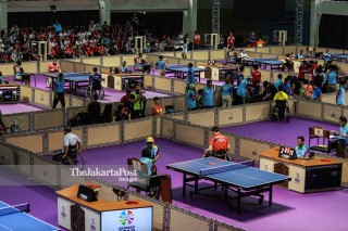 Table Tennis competition on Asian Para Games 2018