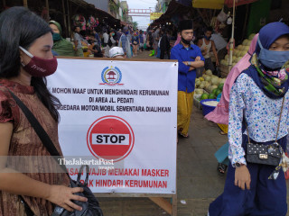 Pembatasan Sosial Berskala Besar (PSBB) di Pasar Kota Bogor