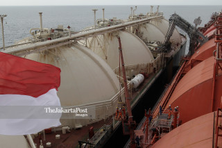 File: LNG Carrier Aquarius PT. Pertamina Hulu Mahakam di Blok Mahakam