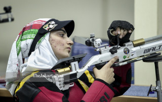 Asian Para Games 2018 Shooting Women Air Rifle Iran Roghayeh Shojaei