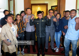Walikota Malang bertemu Mahasiswa asal Papua