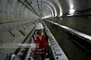 MRT construction_ Central Jakarta