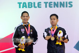 MEDALI EMAS GANDA PUTRA TENIS MEJA ASIAN PARA GAMES 2018