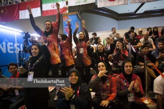 Goal Ball Asian Para Games 2018 - Pendukung Tim Iran