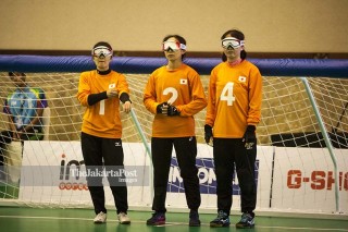 -Goalball - putri - Iran vs Jepang