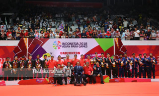 Badminton beregu putra Asian Para Games 2018