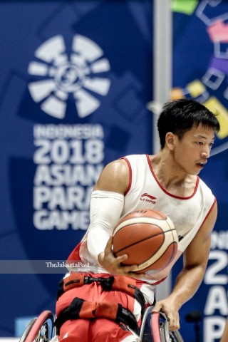 Basket Kursi Roda Asian Para Games 2018_Indonesia vs Malaysia