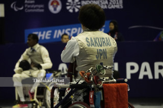 -wheel Chair Fencing Asian Para Games 2018
