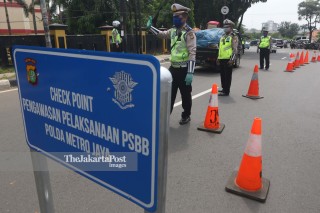 Pengawasan Pelaksaan PSBB Jakarta
