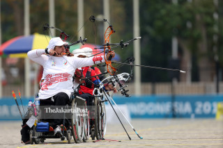 Para Archery Compund Open Regu Campuran Asian Para Games 2018_Cina VS Iran