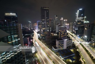 Jakarta City At Night