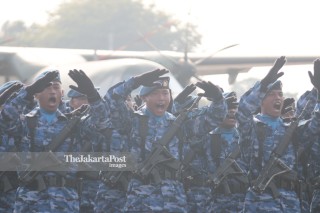 Gladi Bersih Upacara HUT TNI ke-74
