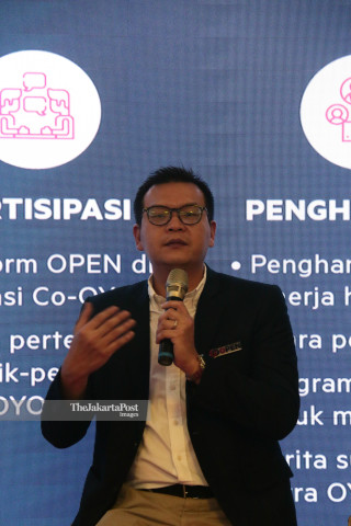 Agus Hartono Wijaya (Country Head of Business Development OYO Indonesia)
