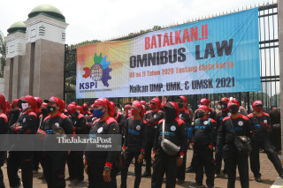 Buruh Tolak Omnibus Law