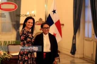 Panama and Indonesia bilateral meeting