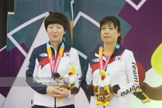 MEDALI PERAK TENIS MEJA GANDA PUTRI ASIAN PARA GAMES 2018