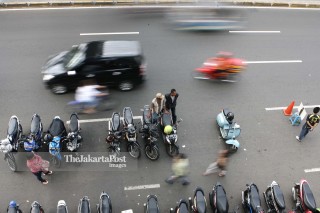 Jakarta Motorbike scenery