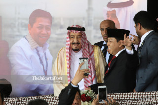 File: Saudi Arabia's king visit to Indonesia