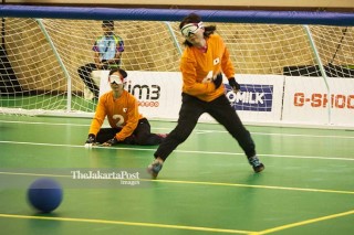 -Goalball - putri - Iran vs Jepang