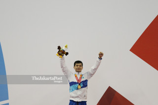 PARA SWIMMING - Putra 400m - Gaya Bebas S10 - Kazakhstan - Medali Emas