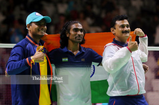 Para badminton putra Final Asian Para Games 2018_India