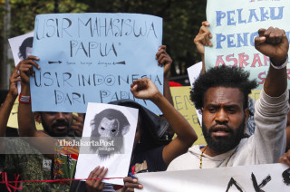 Aksi Damai Mahasiswa Papua